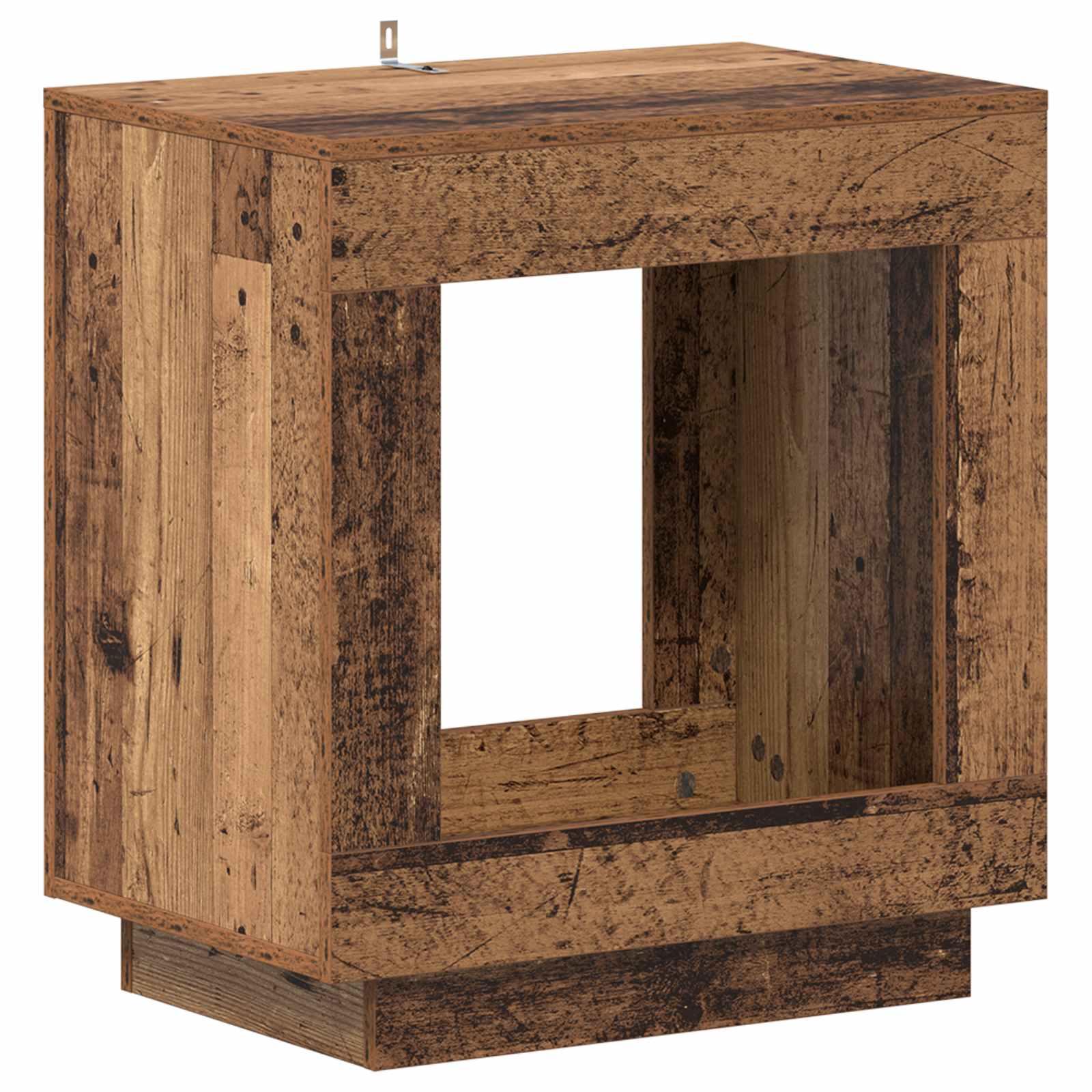Sidebord Gammelt træ 60 x 40 x 65 cm Konstrueret træ billede