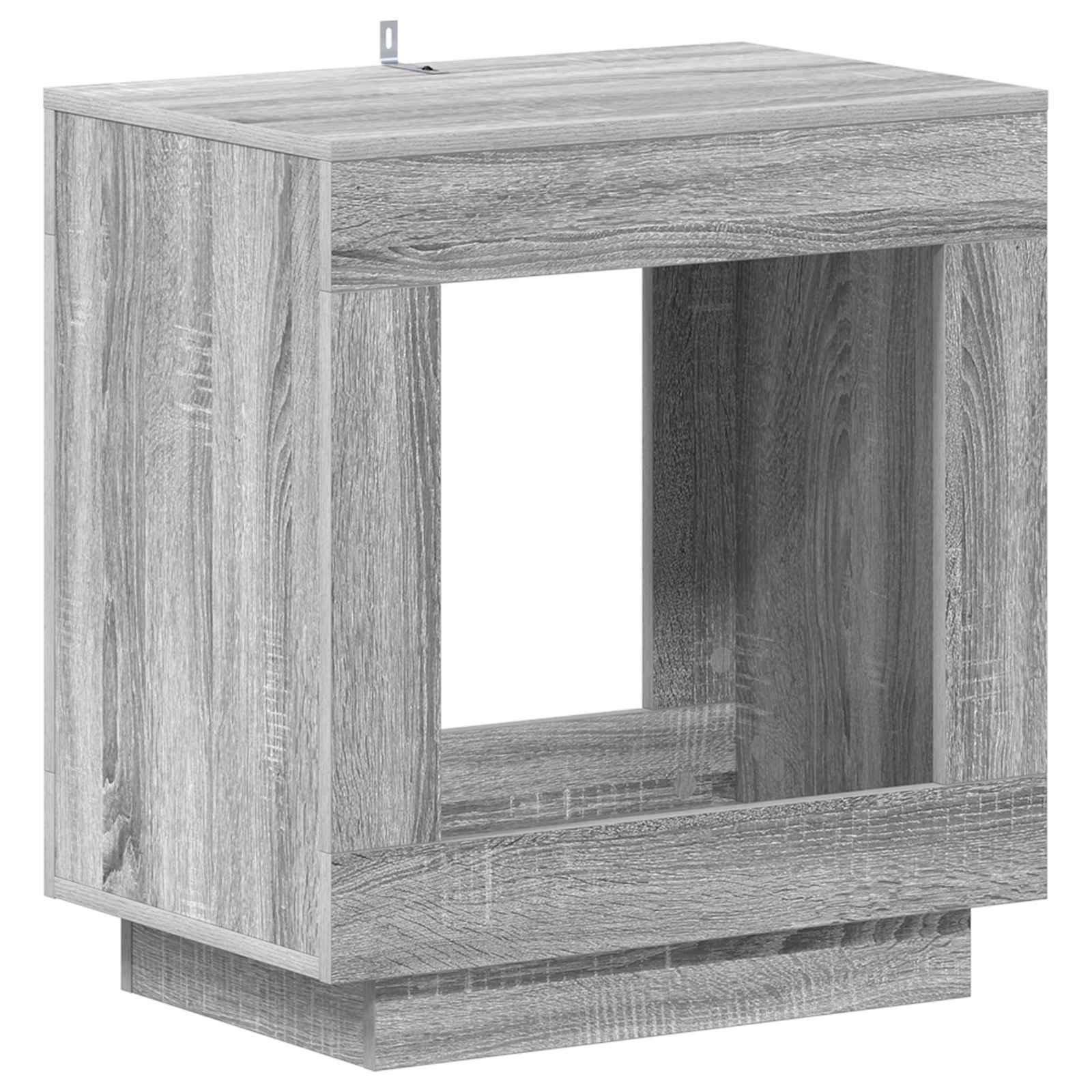 Sidebord Grå Sonoma 60 x 40 x 65 cm Konstrueret træ billede