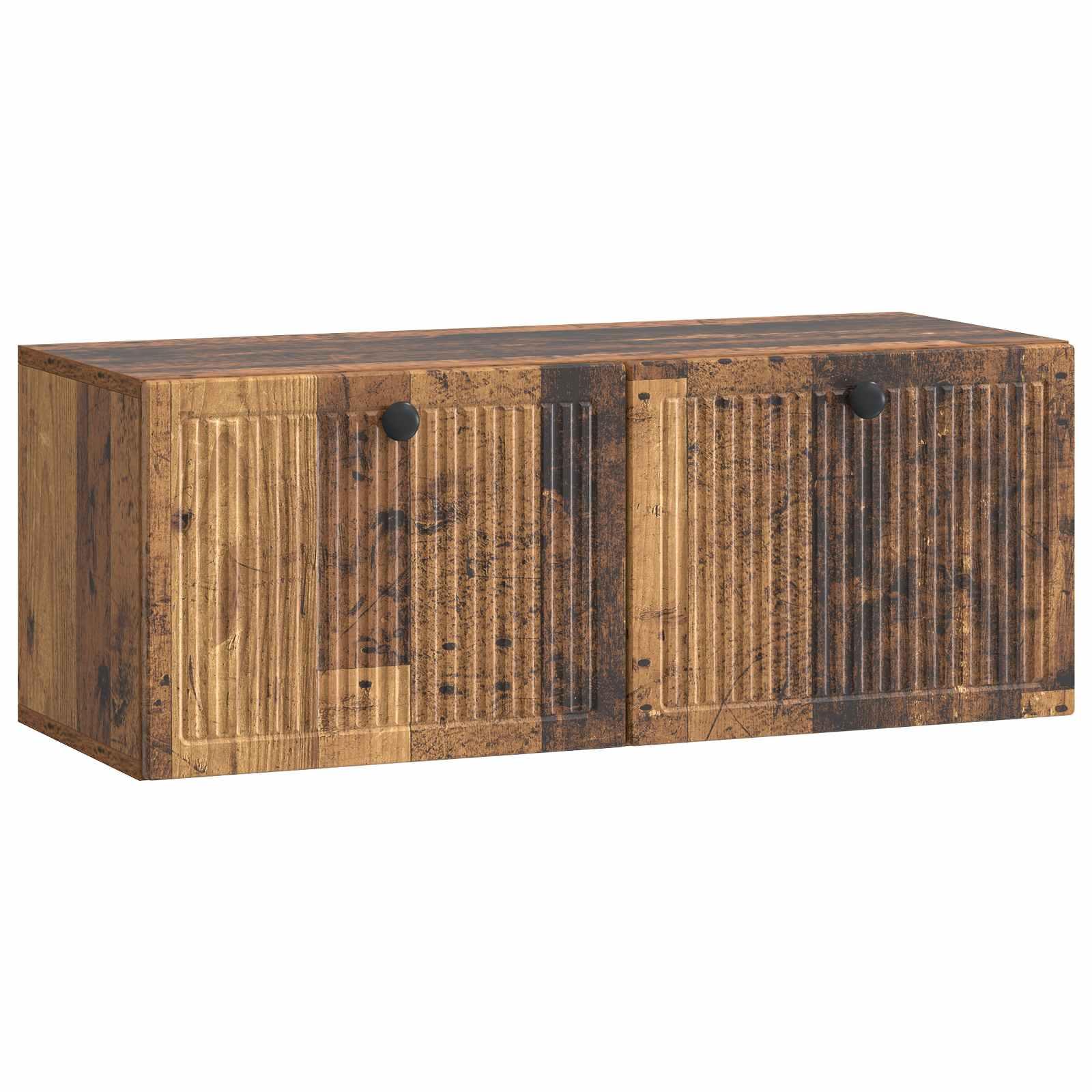 Væghængt TV-skab Gammelt træ 78,5 x 31 x 30 cm Konstrueret træ billede