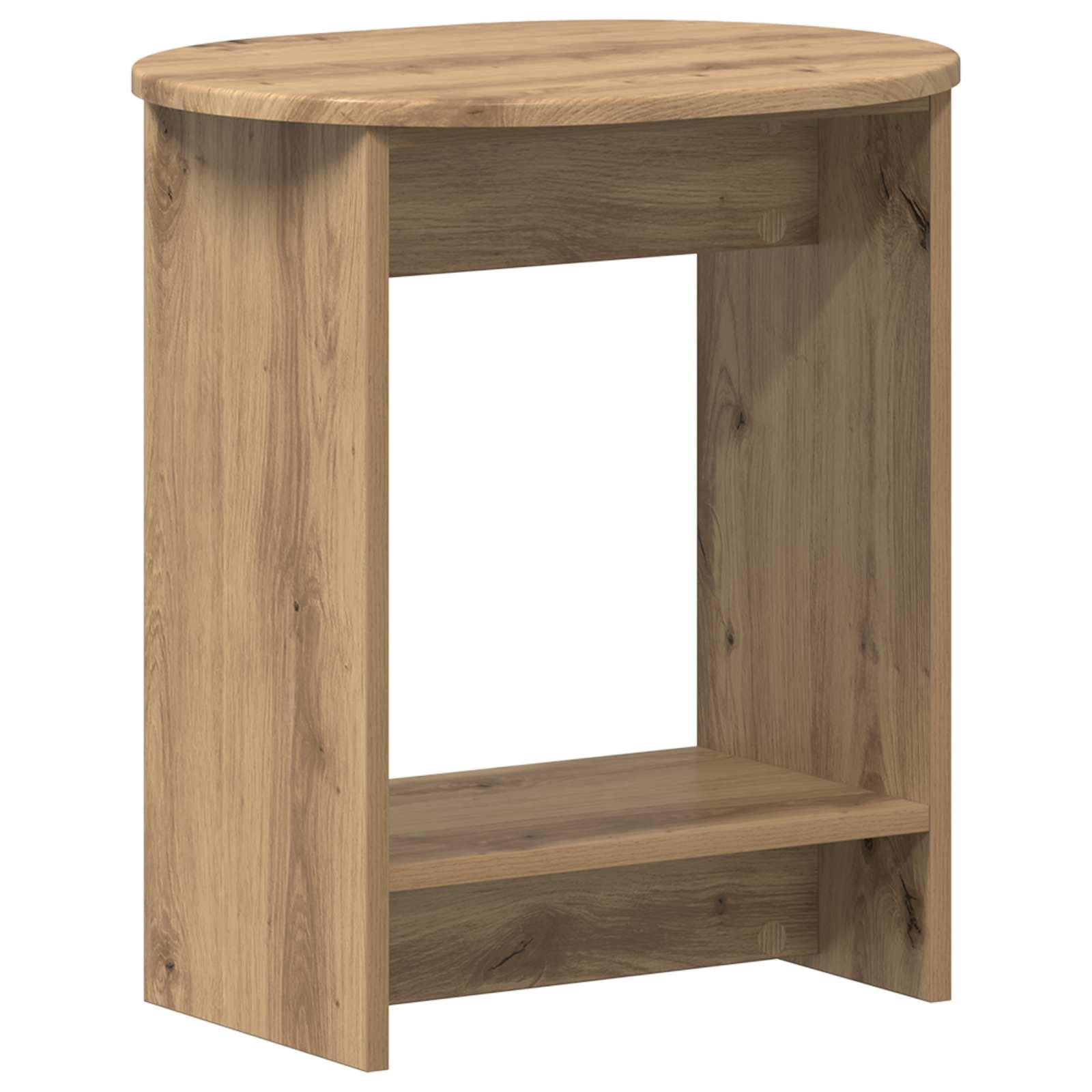 Sidebord Artisan Eg 50 x 39,5 x 55 cm Konstrueret træ billede