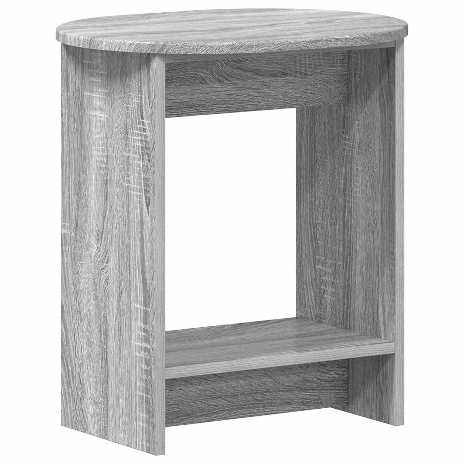 Sidebord Grå Sonoma 50 x 39,5 x 55 cm Konstrueret træ billede