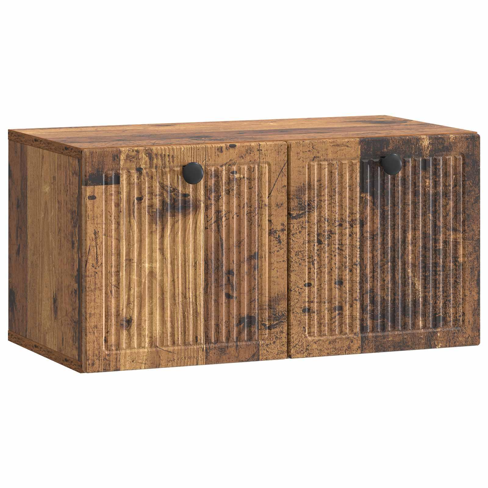 Væghængt TV-skab Gammelt træ 59,5 x 31 x 30 cm Konstrueret træ billede