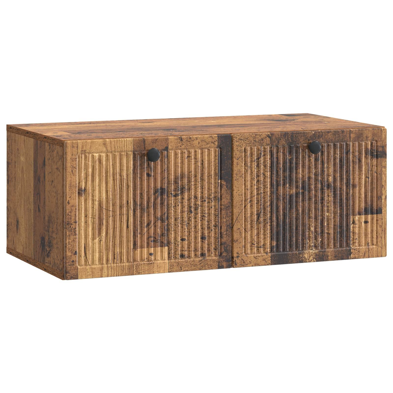 Væghængt TV-skab Gammelt træ 78,5 x 41 x 30 cm Konstrueret træ billede