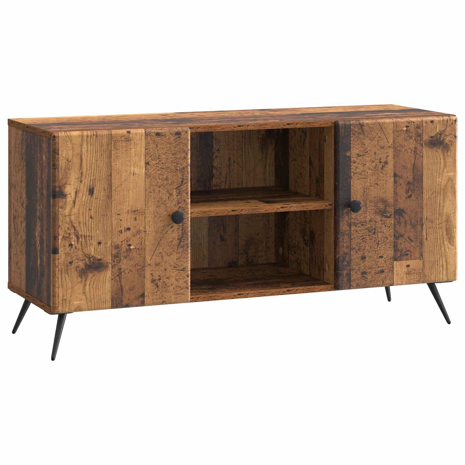 TV-skab Gammelt træ 102 x 34,5 x 50 cm Konstrueret træ billede