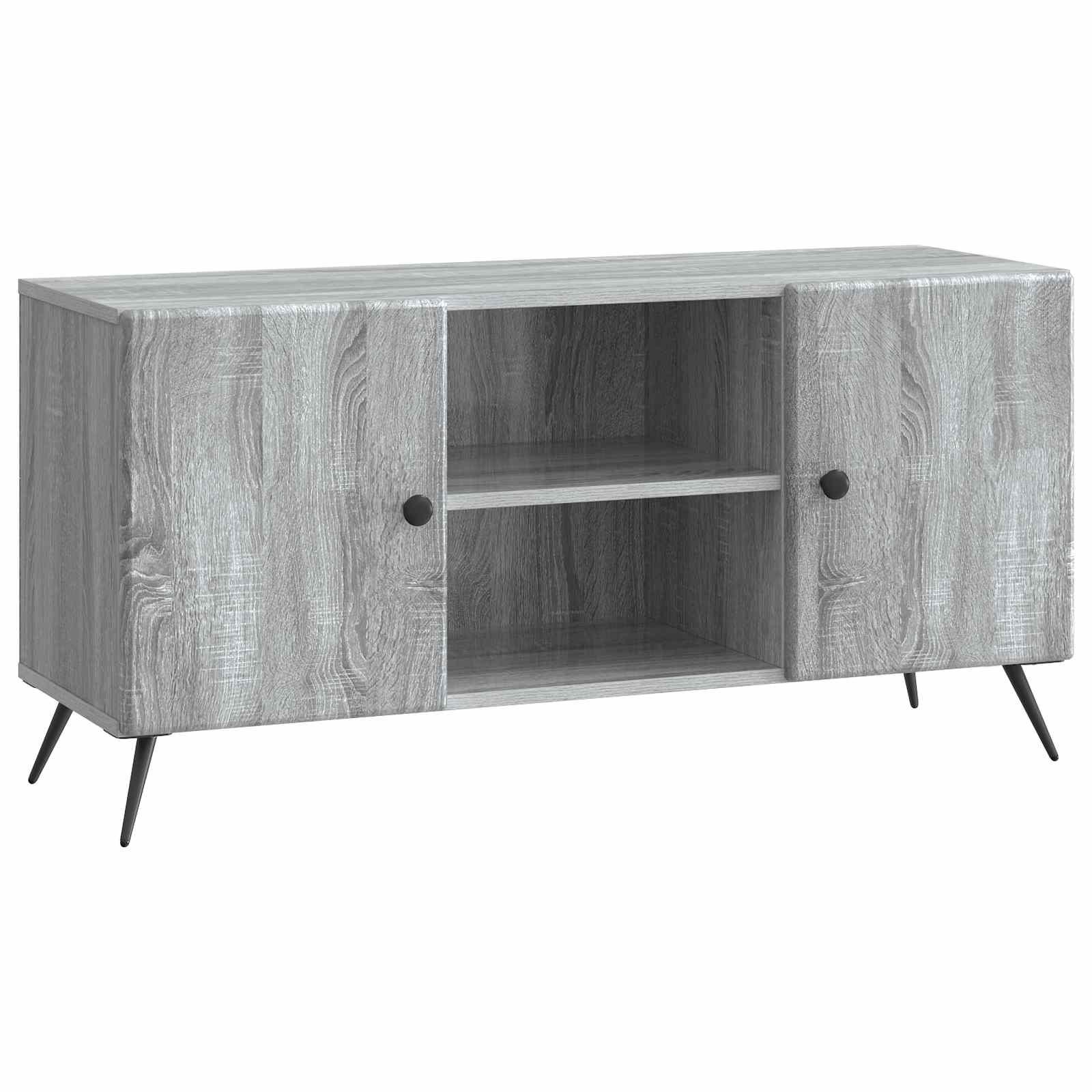 TV-skab Grå sonoma-eg 102 x 34,5 x 50 cm Konstrueret træ billede