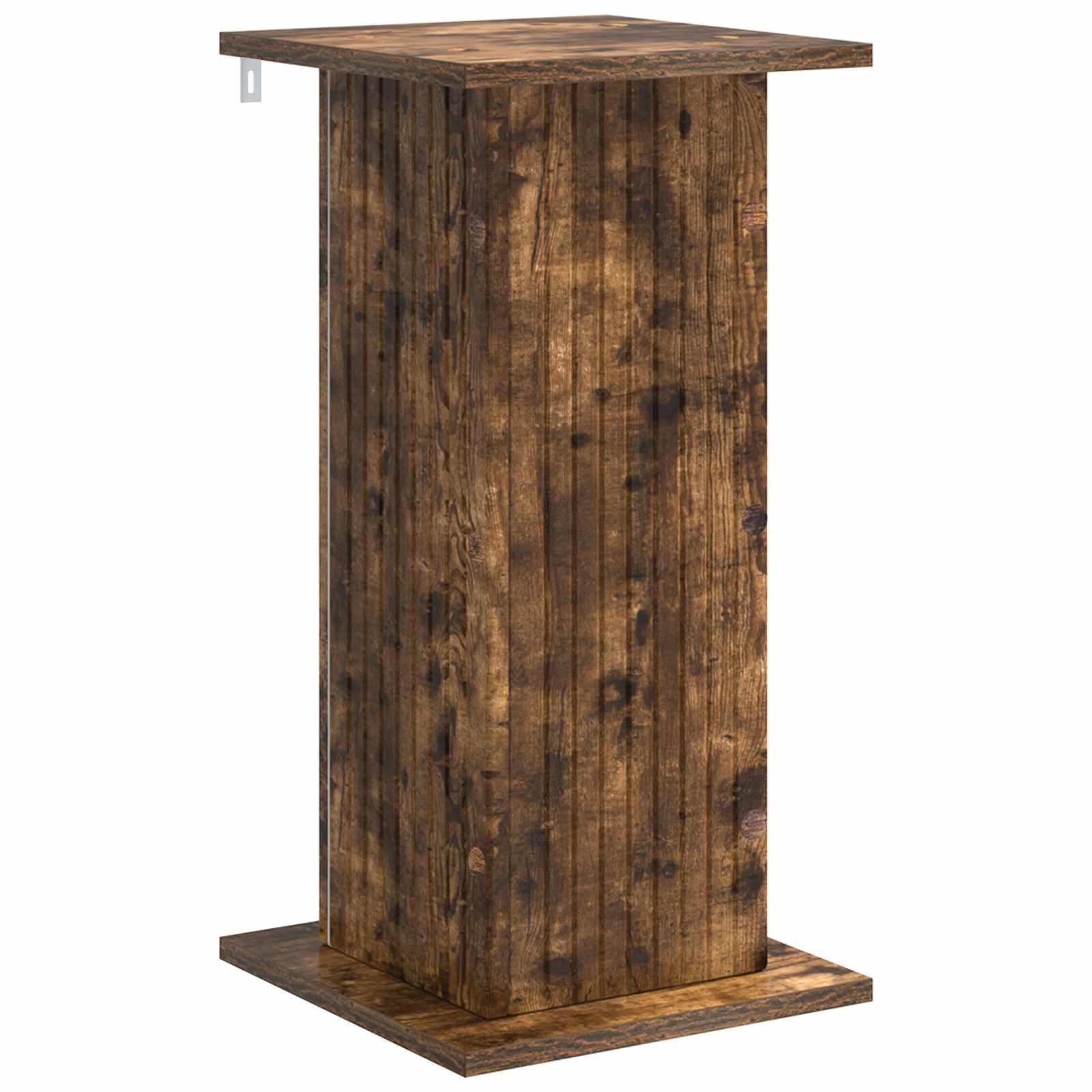 Planteholder i røget eg 30,5 × 30 × 60,5 cm - konstrueret træ