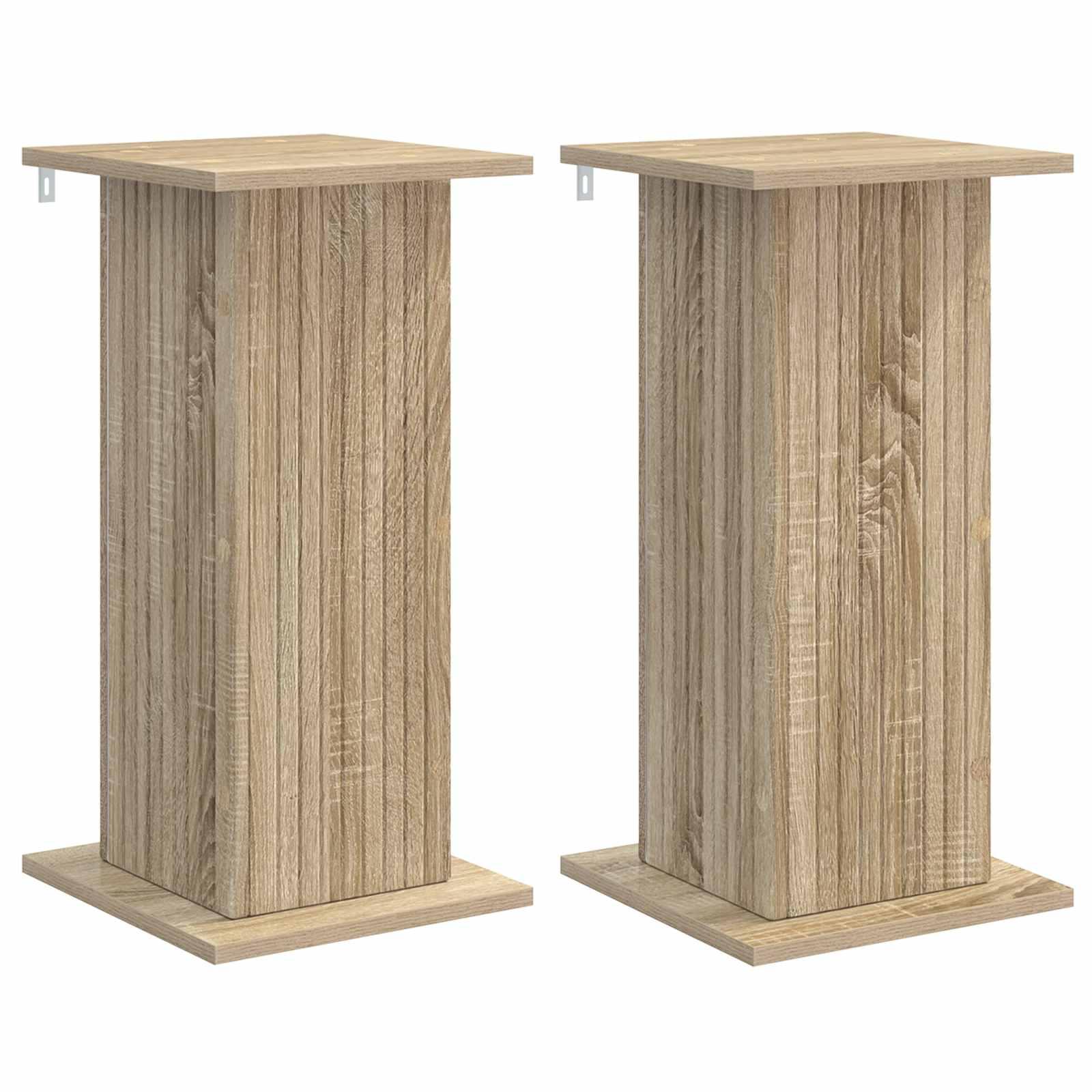 Planteholder 2 stk Sonoma-eg 30,5 x 30 x 60,5 cm billede