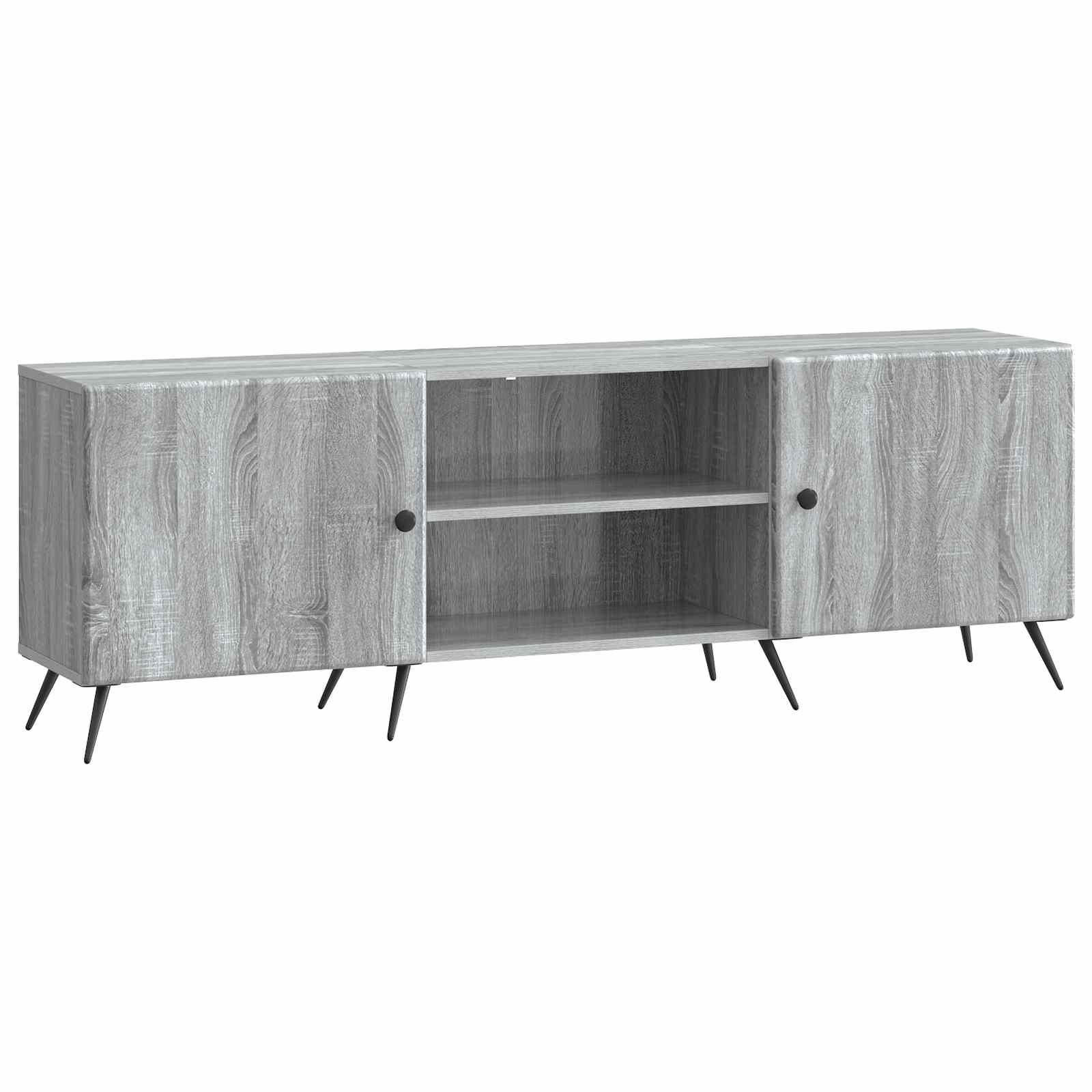 TV-skab Grå sonoma-eg 150 x 31 x 50 cm Konstrueret træ billede
