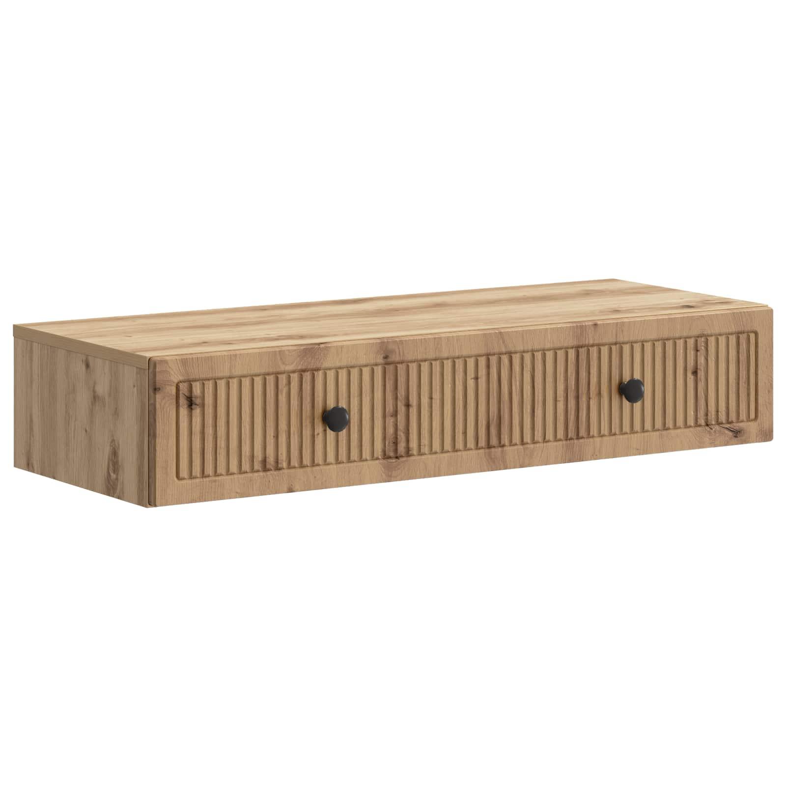 Væghængt Sideskab Artisan-eg 87,5 x 34,5 x 17 cm billede