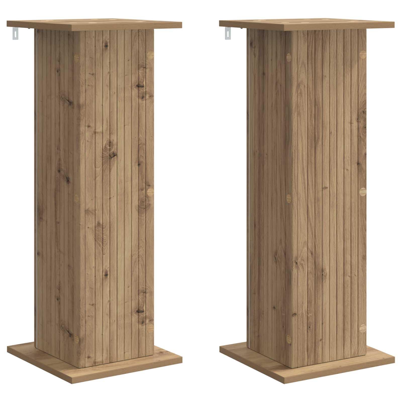 Planteholder sæt á 2 - artisan-eg 30,5 × 30 × 80,5 cm billede