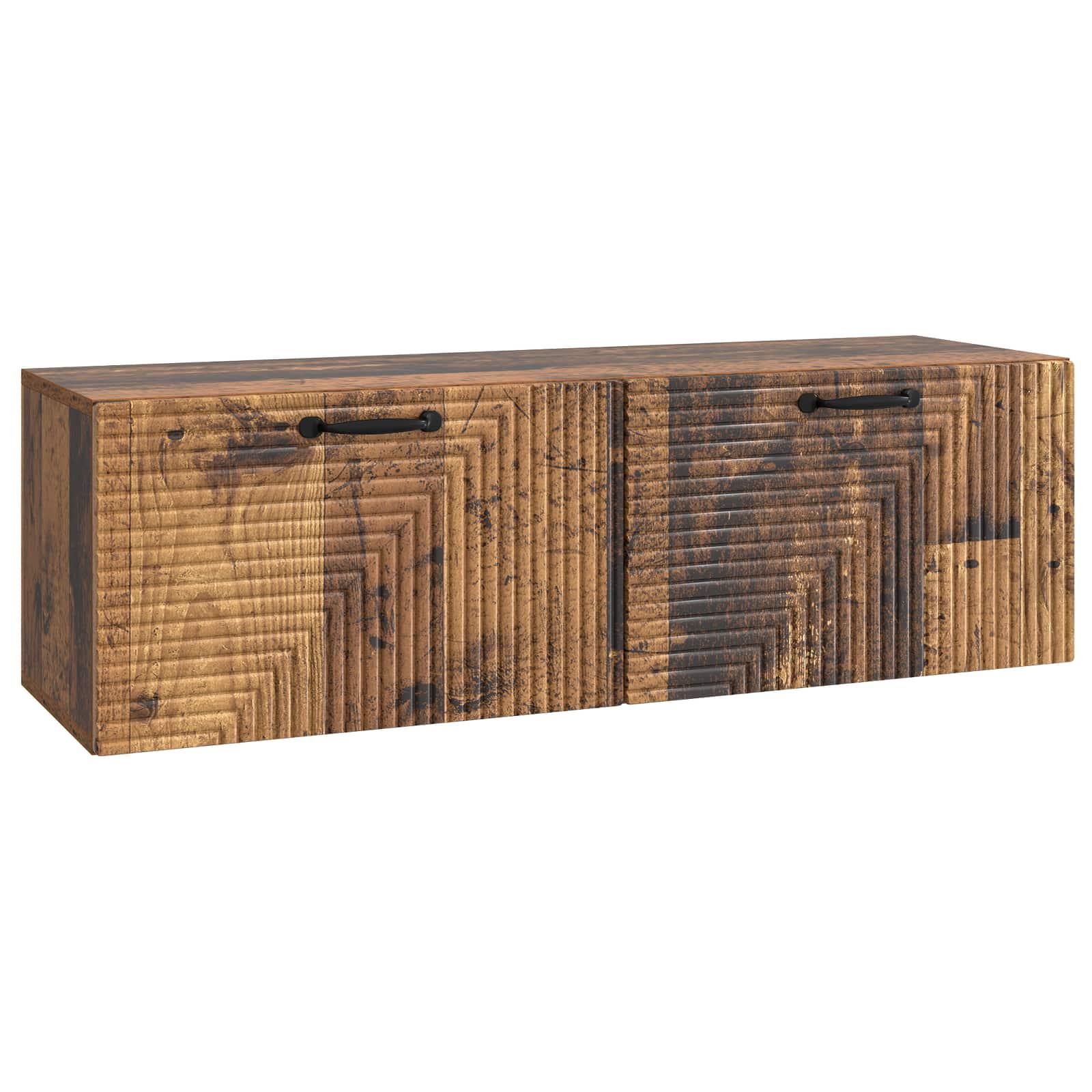 Væghængt TV-skab Gammelt træ 98 x 31 x 30 cm Konstrueret træ billede