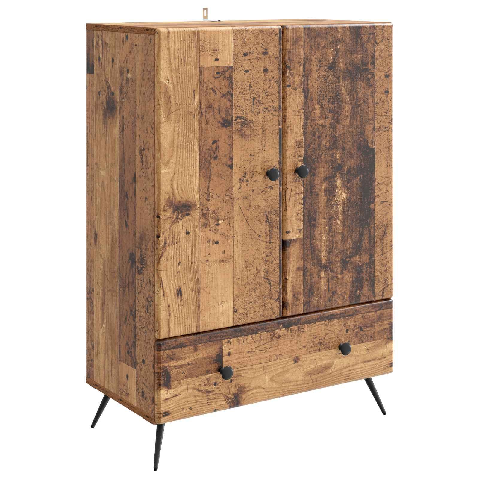 Sidebord Gammelt træ 66 x 34,5 x 95 cm Konstrueret træ billede