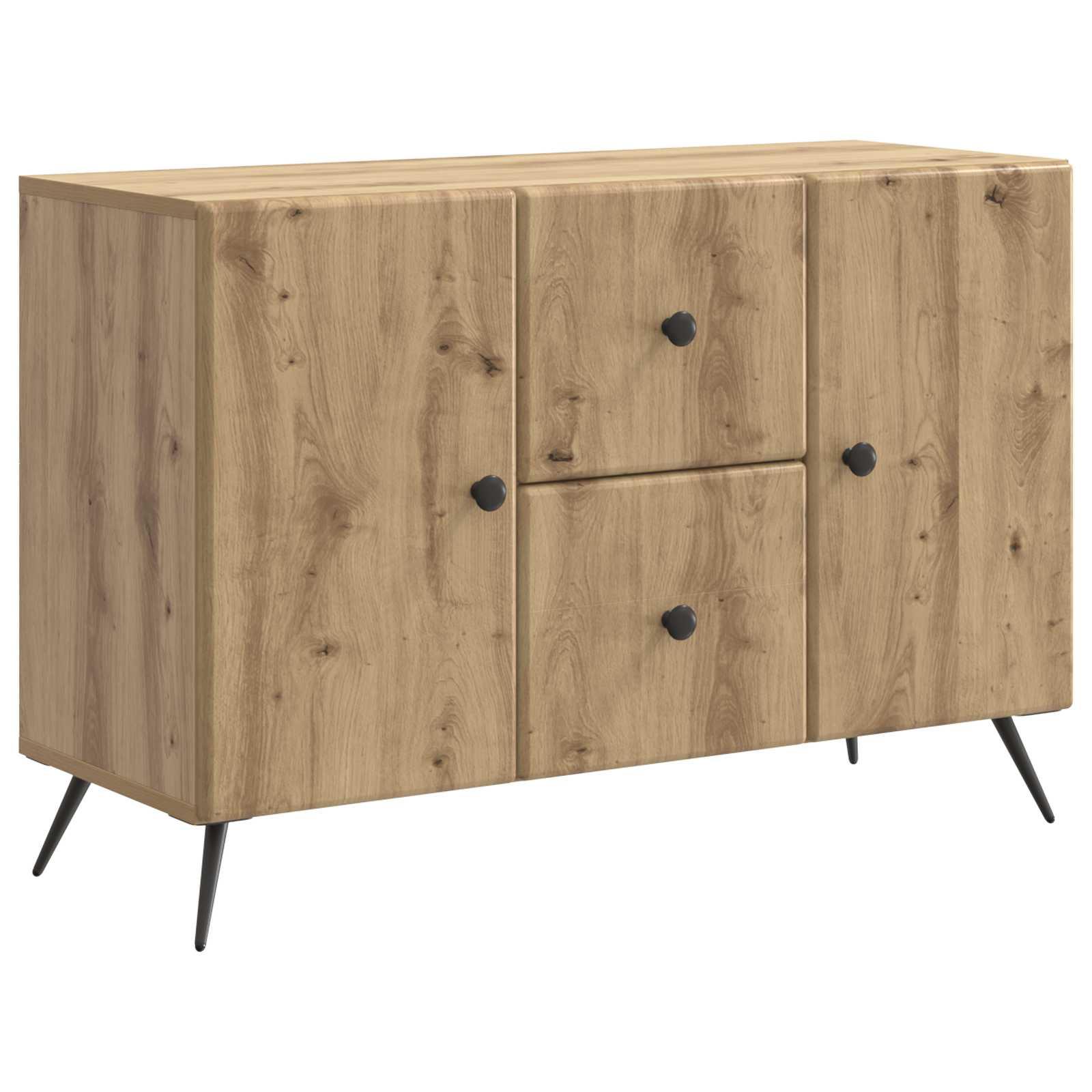 Sidebord Artisan-eg 89 x 34,5 x 60 cm Konstrueret træ billede