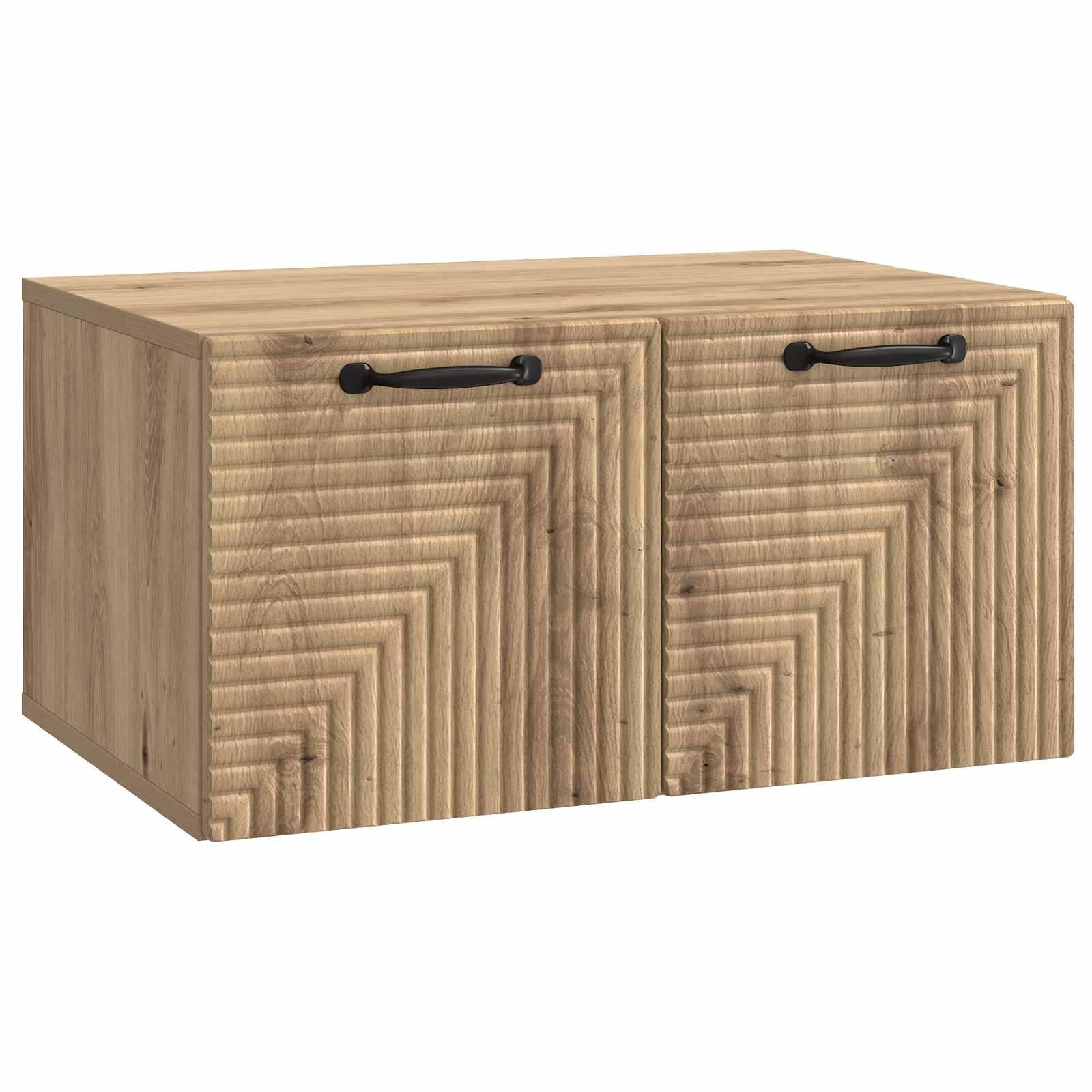Væghængt TV-skab Artisan-eg 59,5 x 41 x 30 cm Konstrueret træ billede