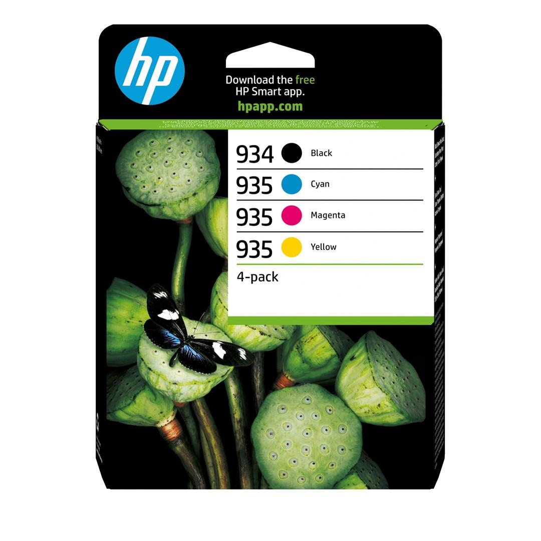 HP 934/935 blækpatroner - 4-pak (sort + cyan/magenta/gul)