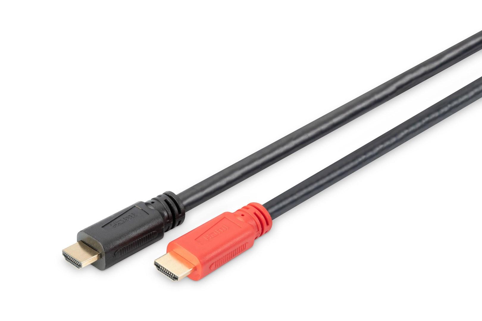 Assmann HDMI 1.4 High Speed med Ethernet - 4K30, HDMI A til A, 15 m