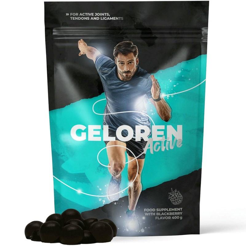 GELOREN Active Brombær - gummies til led med kollagen og vitamin C (3 stk)
