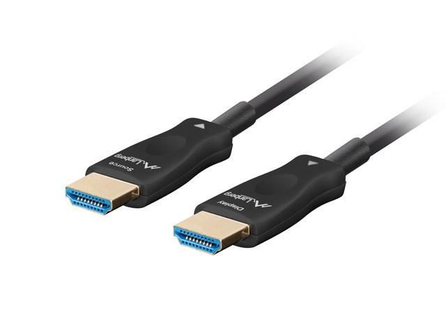 Lanberg CA-HDMI-30FB-0200-BK HDMI 2.1-kabel 20 m – sort billede