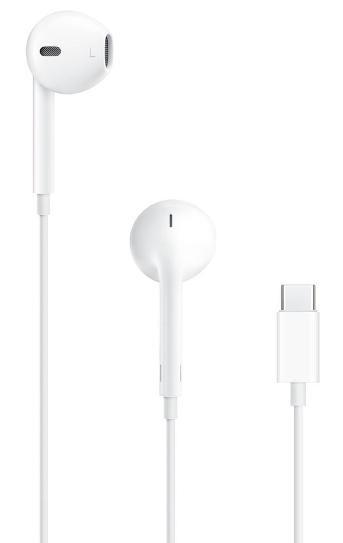 Apple EarPods med USB‑C – kablede in‑ear høretelefoner, hvid