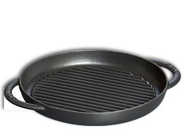 ZWILLING Staub grillpande 30 cm - sort støbejern uden låg billede