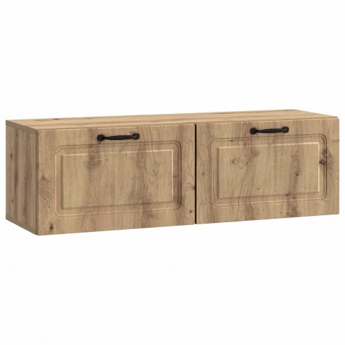 Væghængt TV-skab Artisan-eg 98 x 31 x 30 cm Konstrueret træ