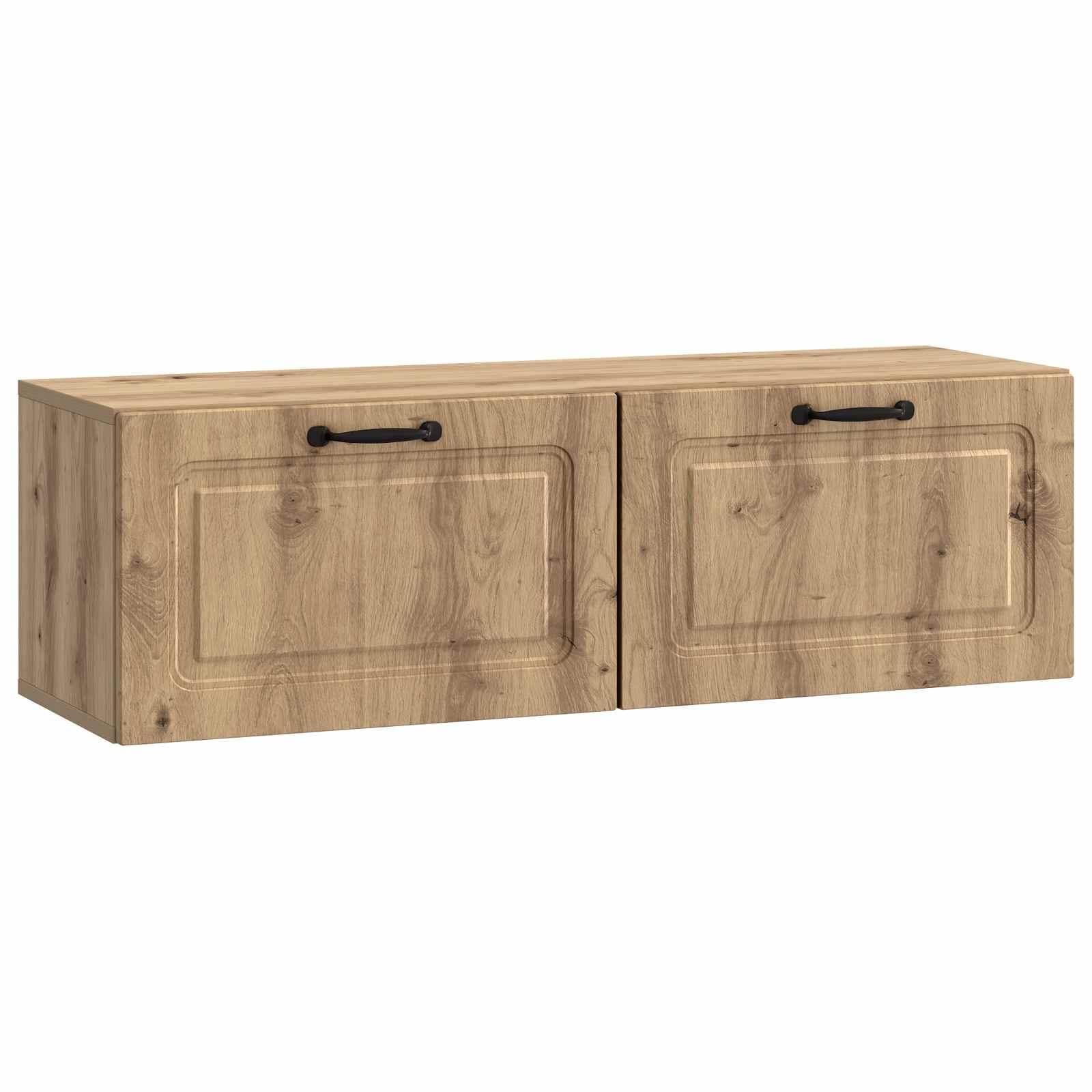 Væghængt TV-skab Artisan-eg 98 x 31 x 30 cm Konstrueret træ
