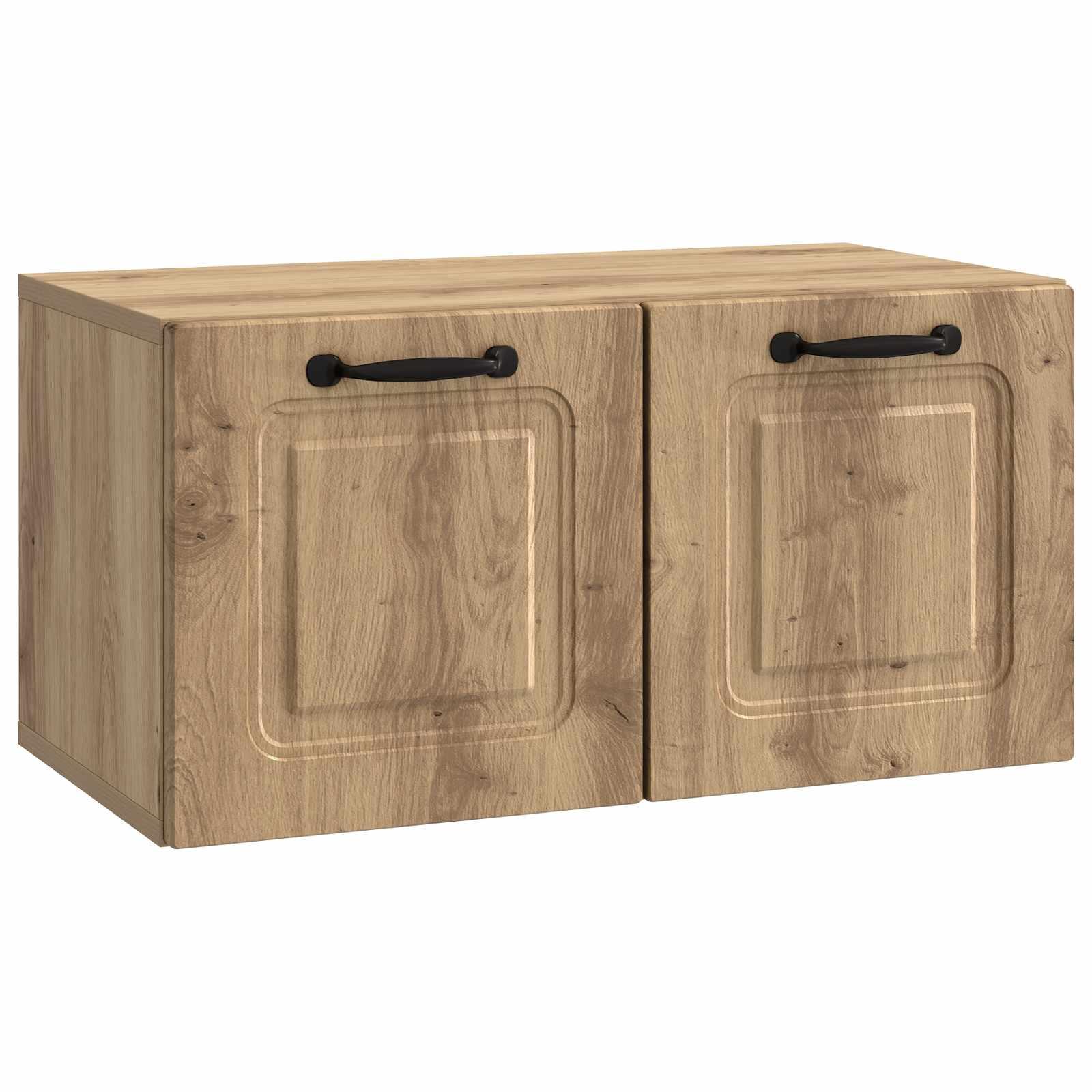Væghængt TV-skab Artisan-eg 59,5 x 31 x 30 cm Konstrueret træ billede