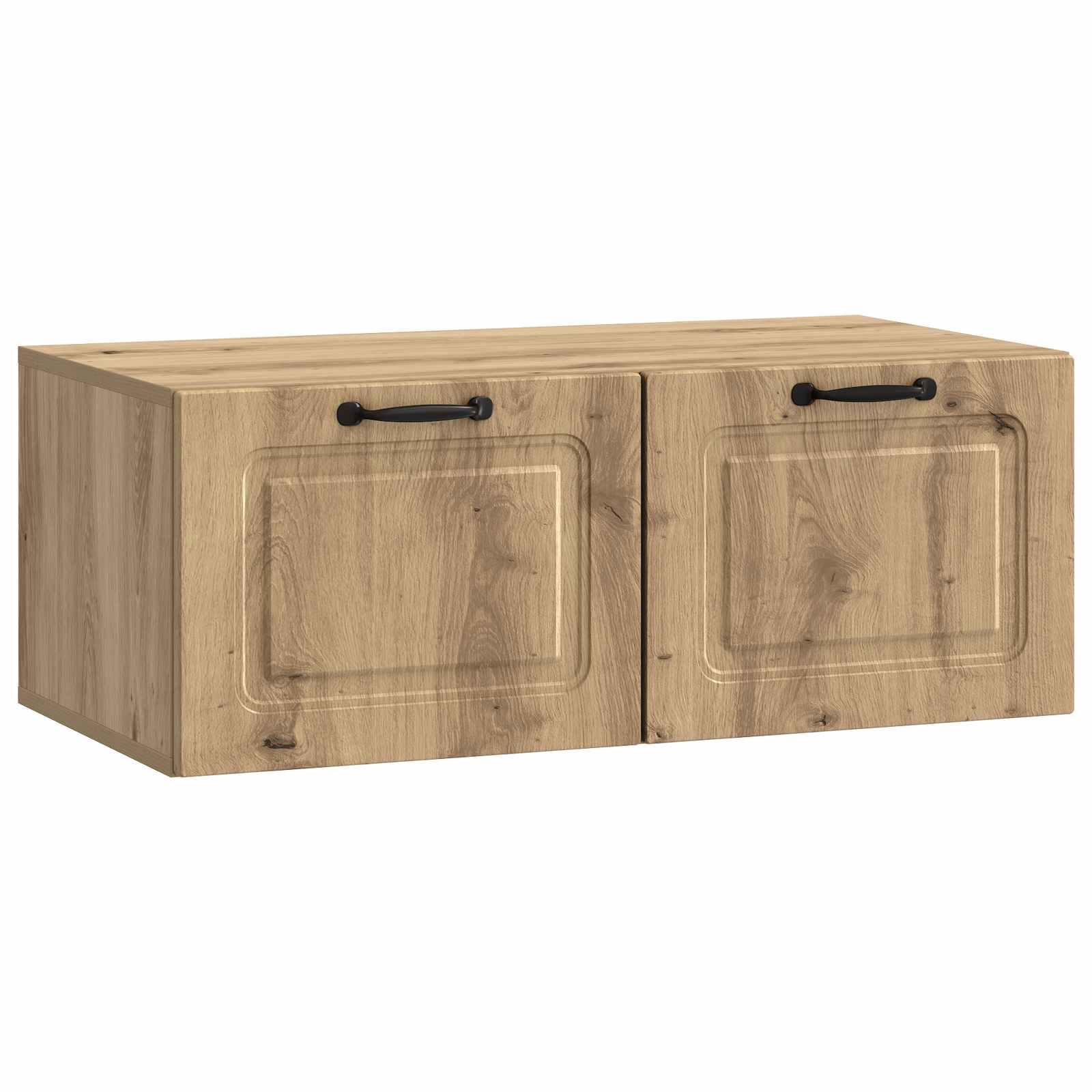 Væghængt TV-skab Artisan-eg 78,5 x 41 x 30 cm Konstrueret træ billede