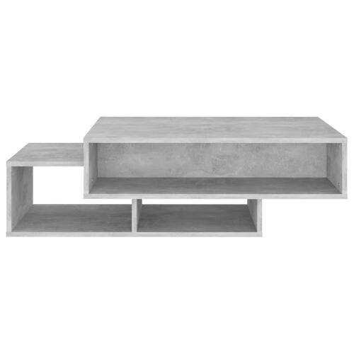 Sofabord 105x55x32 cm konstrueret træ betongrå