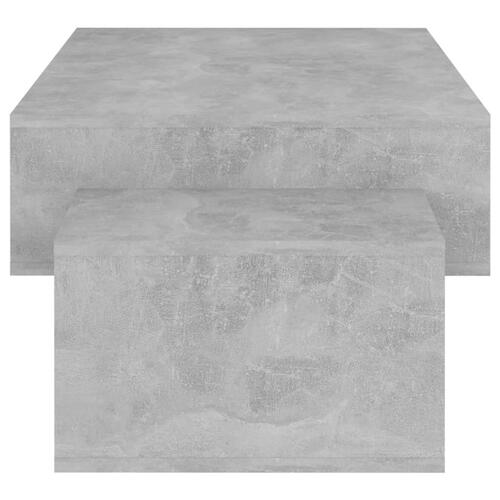Sofabord 105x55x32 cm konstrueret træ betongrå