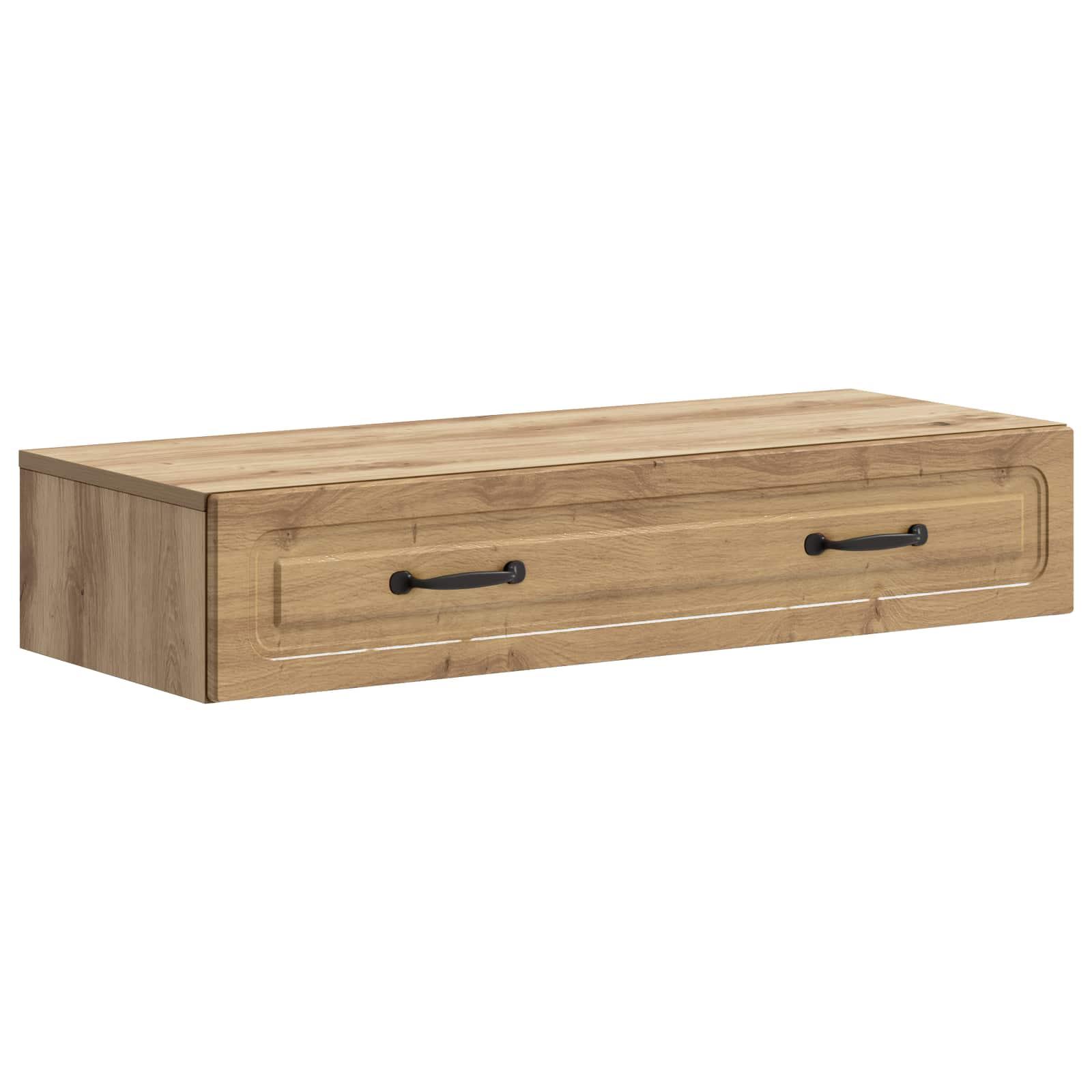 Væghængt Sideskab Artisan-eg 87,5 x 34,5 x 17 cm billede