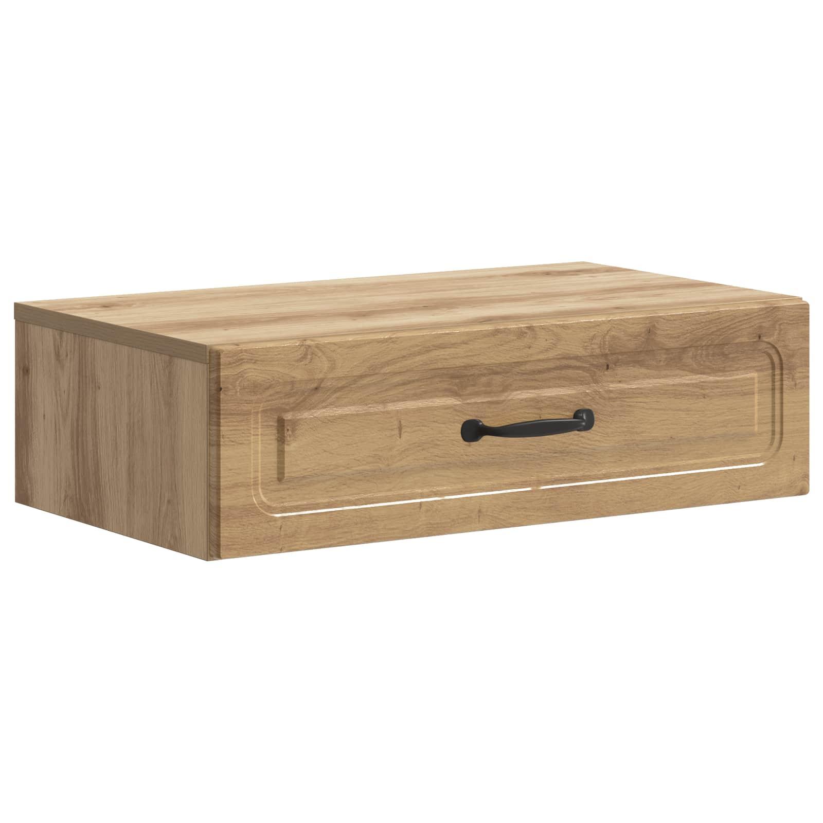 Væghængt Sideskab Artisan-eg 59 x 34,5 x 17 cm Konstrueret træ billede
