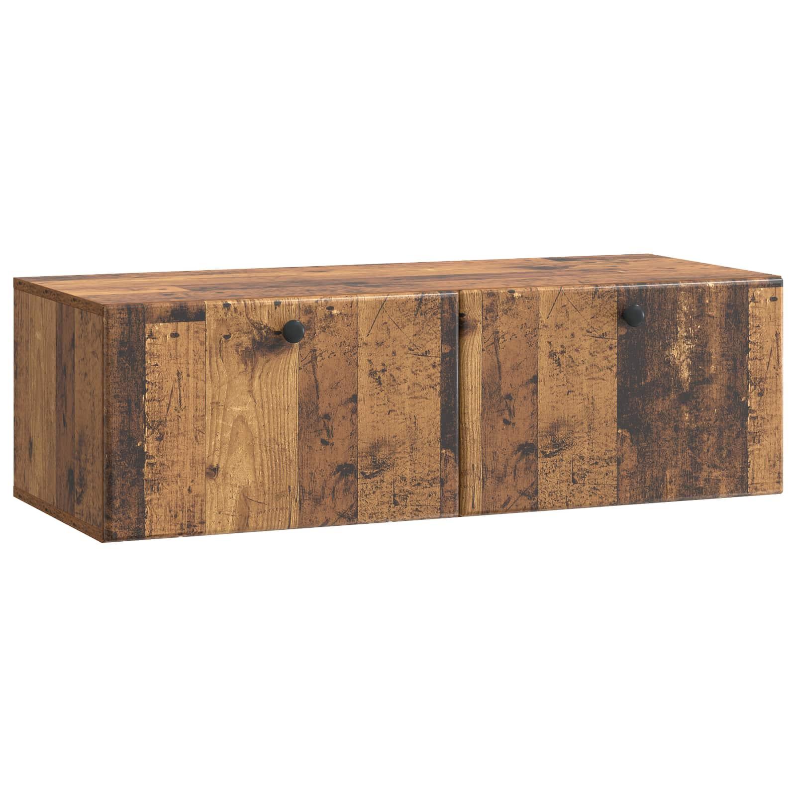 Væghængt TV-skab Gammelt træ 98 x 41 x 30 cm Konstrueret træ billede