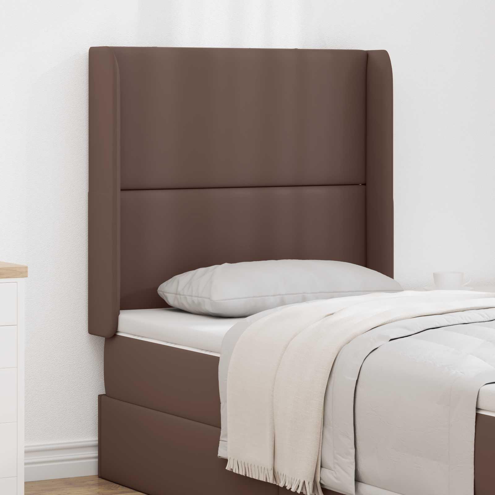 Hovedgærdeøre Brun 80 x 16 x 4 cm PVC billede