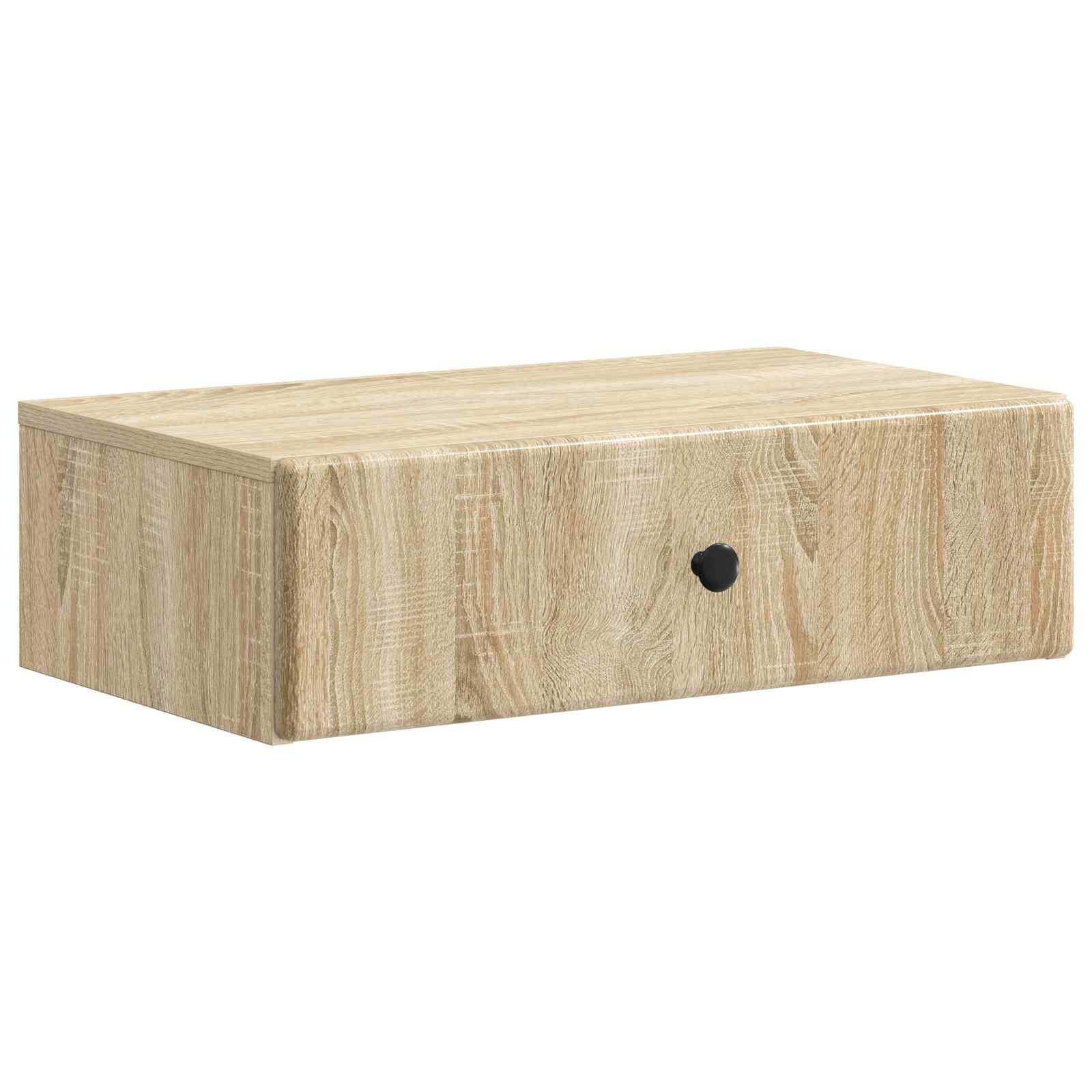 Væghængt Sideskab Sonoma-eg 59 x 34,5 x 17 cm Konstrueret træ billede