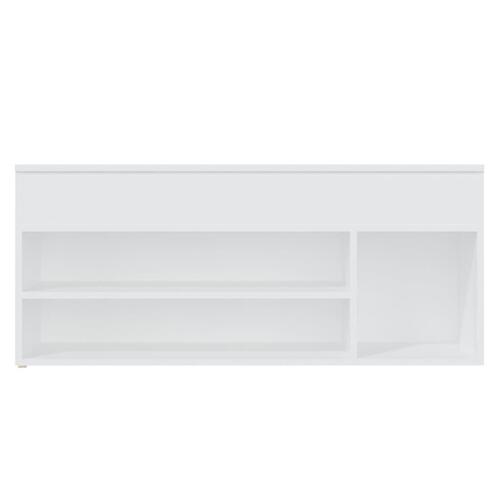 Skoreol 105x30x45 cm spånplade hvid