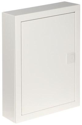 ELEKTRO-PLAST MSF RN plastfordeling 28 moduler – 2×14 moduler, N+PE, IP30, IK05, metal-låge, hvid – 428×358×94 mm billede