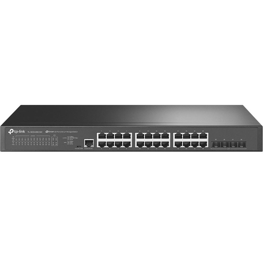 TP-Link JetStream TL-SG3428X-M2 – administreret L2+ 2,5G netværksswitch, 1U, sort billede