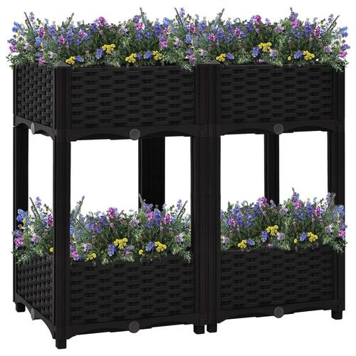 Højbed 80x40x71 cm polypropylen
