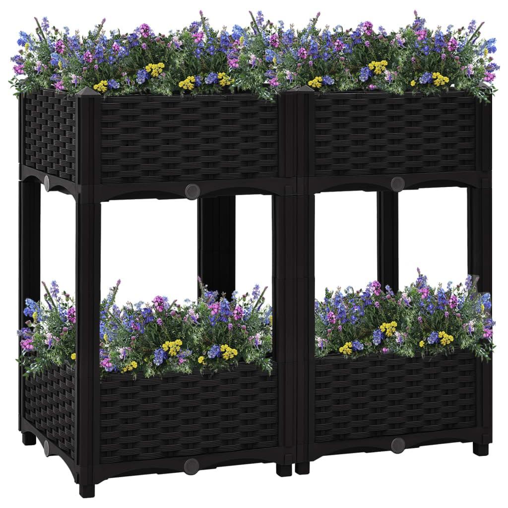 Højbed 80x40x71 cm polypropylen