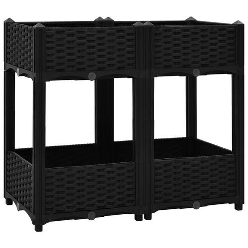 Højbed 80x40x71 cm polypropylen
