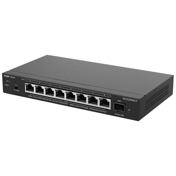 Ruijie Reyee RG-ES209MG-P PoE switch - 8x Gigabit + SFP billede