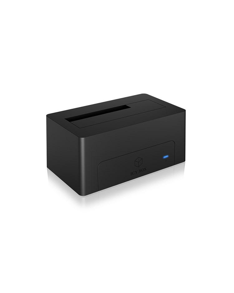ICY BOX IB-1121-C31 dockingstation til HDD/SSD - USB 3.2 Gen 2 Type-C, antracit/sort