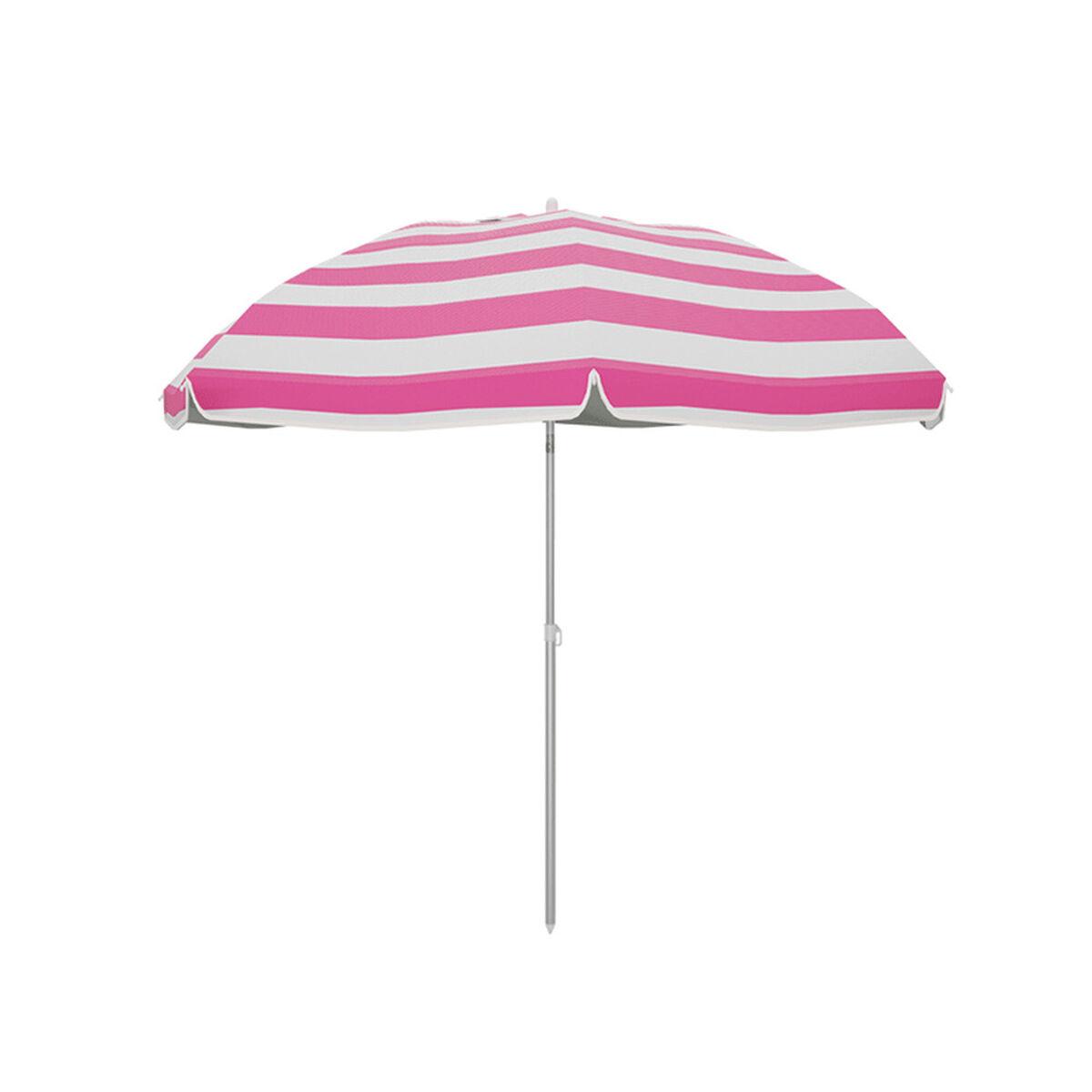 Marbueno SUMMER 10216R parasol - pink striber, Ø160 cm billede