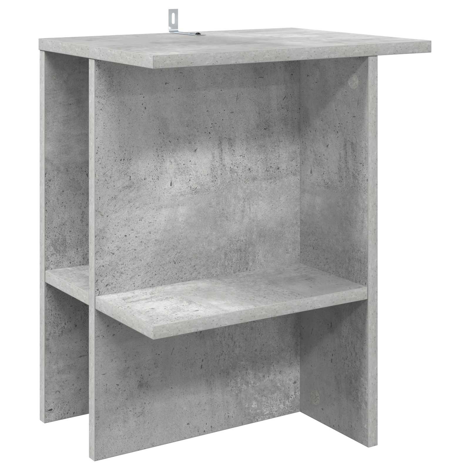 Sofabord Betongrå 40 x 30 x 49 cm Konstrueret træ billede