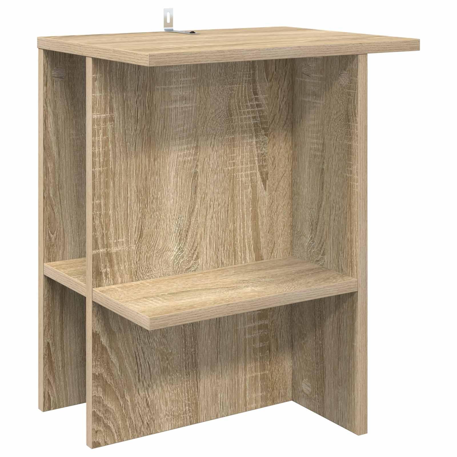 Sofabord Sonoma-eg 40 x 30 x 49 cm Konstrueret træ billede