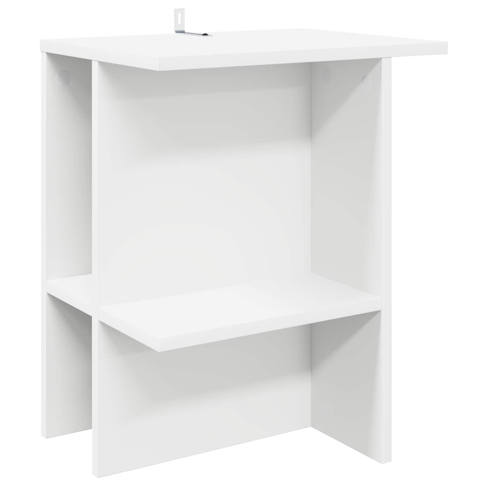 Sofabord Hvid 40 x 30 x 49 cm Konstrueret træ billede