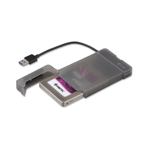 I-Tec MYSAFEU313 ekstern harddiskboks, SATA II til USB 3.2 (USB-A), sort