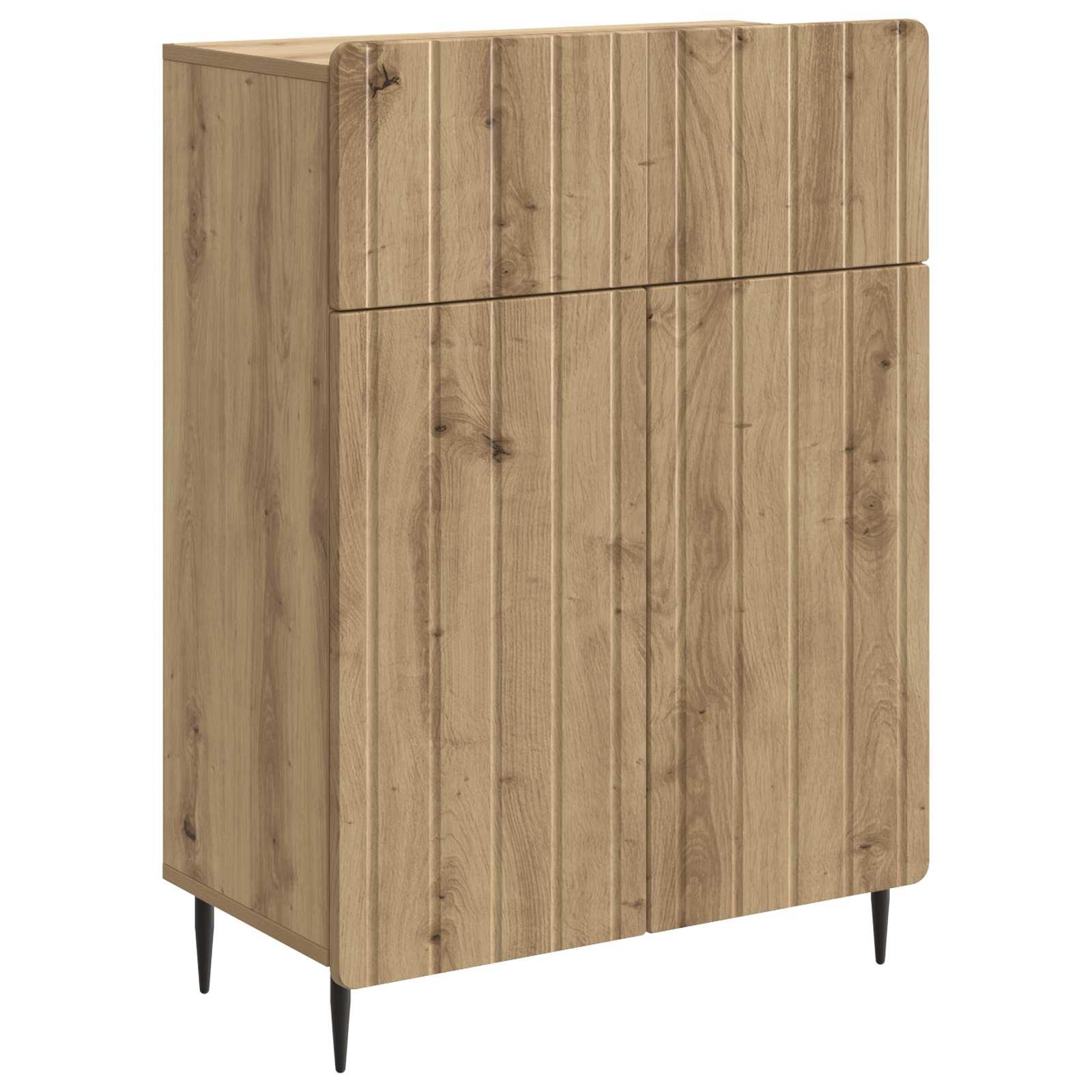 Sidebord Artisan-eg 66 x 34,5 x 92 cm Konstrueret træ billede