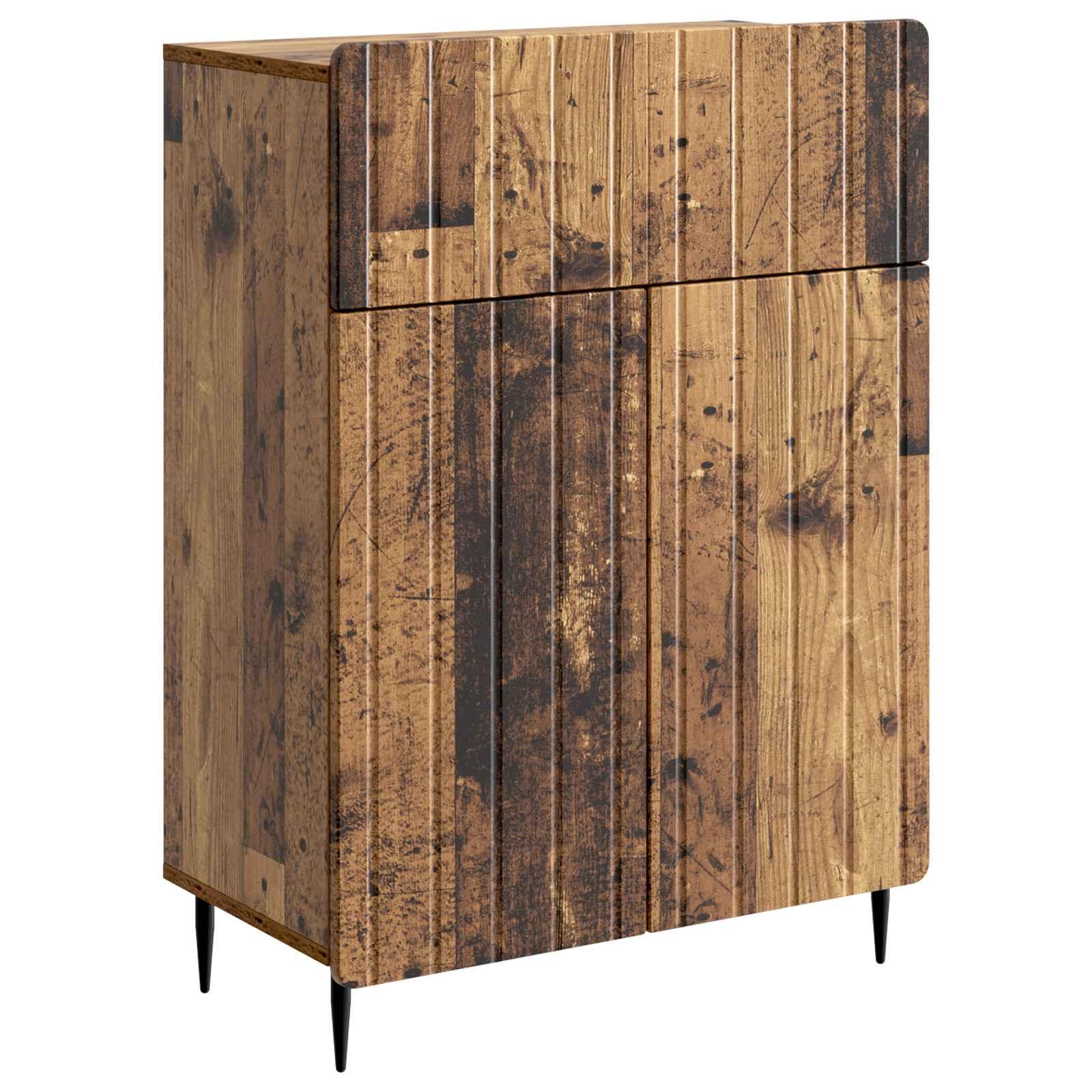 Sidebord Gammelt træ 66 x 34,5 x 92 cm Konstrueret træ billede